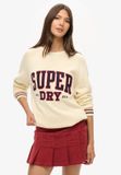 Superdry - Geplooide Vintage minirok van corduroy - Dames - Rokken - Merlot - UK14-EU42
