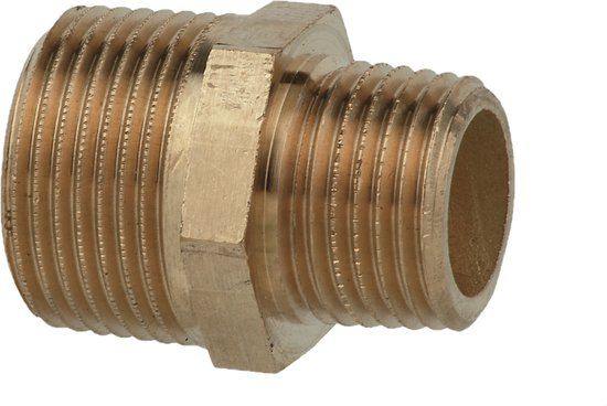 KIRCHHOFF BR dubbele verloopnippel - Blanco - 1"BU x 3/4"BU