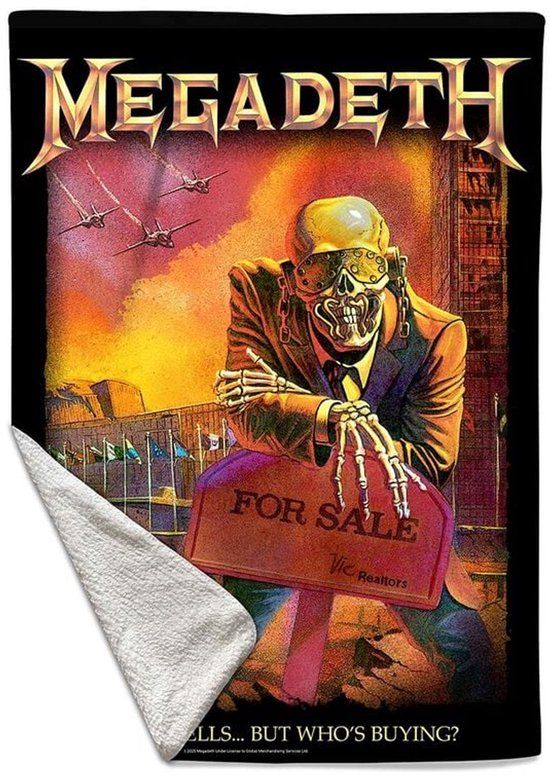 Megadeth Rust in Peace Unisex Dekens - meerkleurig - Polyester