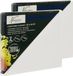 Merkloos Nassau Canvas schildersdoeken - 4x - 20 x 20 cm - Wit - Katoen