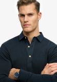 Superdry Classic Preppy Top Heren Relaxed Fit Lange Mouw Katoen XL Deep Navy