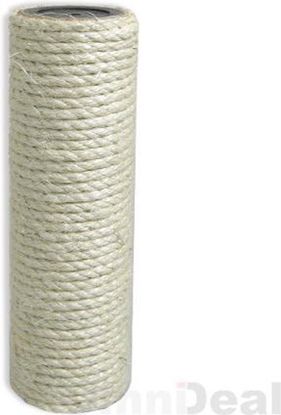 Eyepower Sisal kolom 25x7,1cm (m10) 2x binnendraad zonder schroef crème