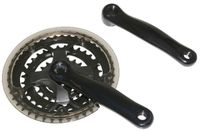 P2R Mountainbike crankstel met kettingkast 7-8V. 150 mm 42-32-22