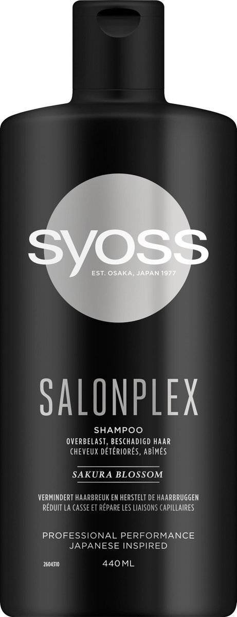 Syoss Salon Plex Shampoo 500 ml - 6 stuks - Voordeelverpakking