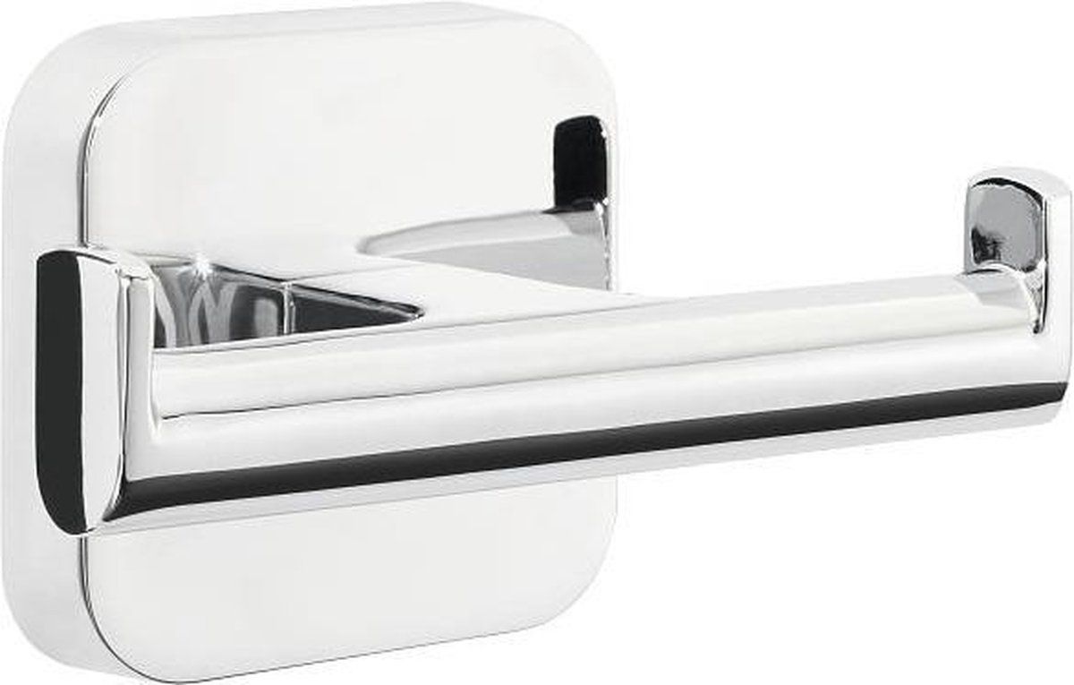 tesa Elegaant dubbele haak - verchroomd metaal - uniek design