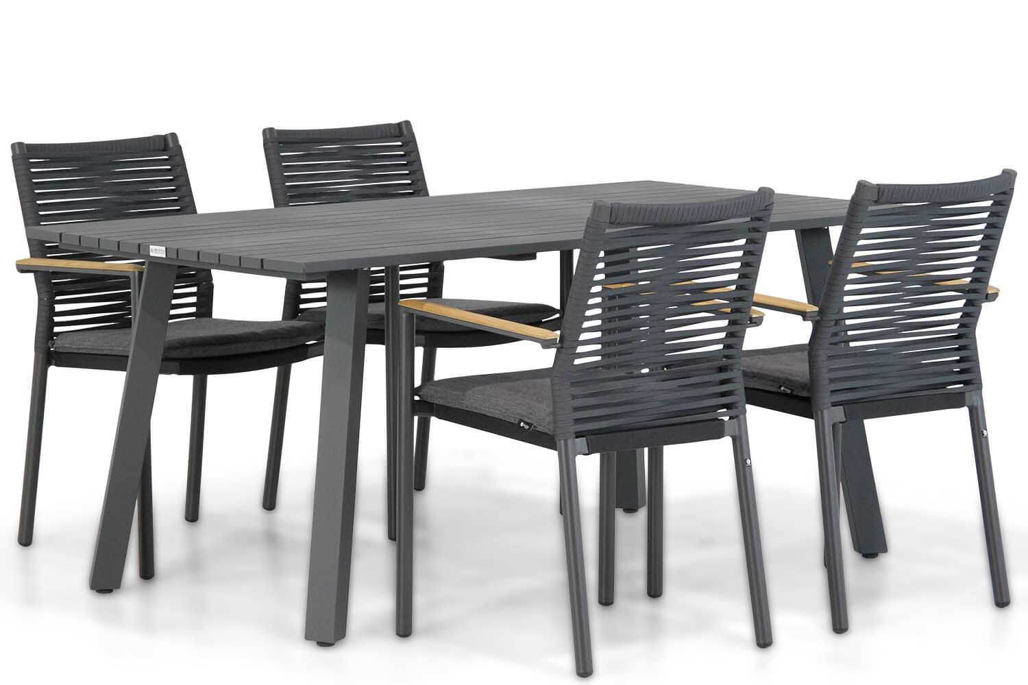 Santika Furniture Santika Giovane/Villagio 170 cm dining tuinset 5-delig