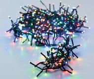 Christmas Decoration Clusterverlichting lichtsnoer-2x -gekleurd- 192 leds -140cm