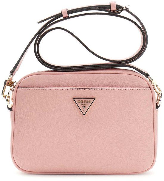 GUESS schoudertas Meridian II Camera Bag Coral Pink koraalrood