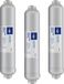 Swan Inline filtre à eau à charbon actif 10 pouces pour osmose inverse, système de filtration, filtre de réfrigérateur (externe), raccord 1/4" pouce (6,35 mm) AICRO, 3 pièces