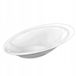 Wilmax Bol à salade en porcelaine 33,5x23 cm - Blanc élégant