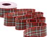 Furlanis T2040_31_25 Satijnen lint, stof, rood, 40 mm x 25 m