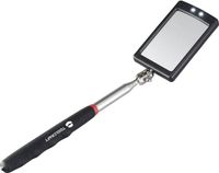 TOOLCRAFT Inspectiespiegel met LED-verlichting, Uittrekbaar, Spiegelgrootte: 50 mm x 80 mm