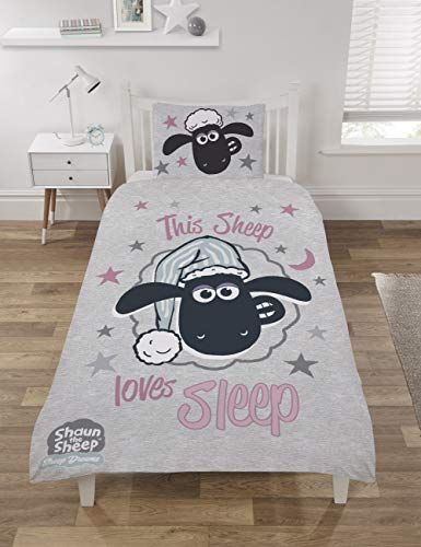 Shaun the Sheep Dekbedset - Eenpersoons - Multi - Polykatoen