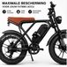 FONL - Verrou de batterie pour Fatbike V8, V20, V20 Pro, H9, C80 et C90 – Verrou universel pour fatbike – Noir – Verrou d'accus
