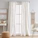 Peri Home Gates getuft Chenille staaf zak venster gordijn paneel paar, 84 inch, wit