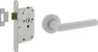 Intersteel Deurbeslag set loopslot wit met deurkruk Bastian wit