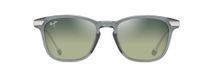 Maui Jim Mana'olana MJ0623S Lunettes de Soleil Unisexe Gris Carrées Vert 59mm Polarisé