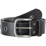 Jan Vanderstorm Leren Riem - 115 - zwart - Plus Size
