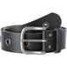 Jan Vanderstorm Leren Riem - 115 - zwart - Plus Size