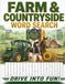 Farm & Countryside Word Search: Rural Life, Homestead, Farm Animals, Garden and Country-Themed Puzzles for Adults, Teens, and Seniors