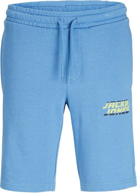 JACK & JONES JUNIOR Kapper Joggingbroek Jongens - Maat 128 - Lichtblauw/Groen