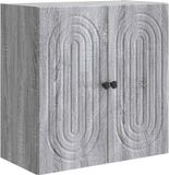 vidaXL Wandkast Grijs Sonoma 59 x 31 x 60 cm Bewerkt hout