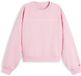Tommy Hilfiger Damen Pullover Baumwolle Mischung Rosa L