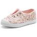 Cienta Baskets à élastique fleurs enfant Ingles Tintado