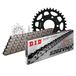 Kettingset DID Kettingset staal 520ZVM-X / 110 klinknagel slot voor Honda NSR R 125 cc bj. 1998-2003