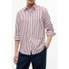 Tommy Hilfiger Flex Poplin Seasonal Medium Red/multistripe Maat: L