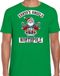 Bellatio Decorations Northpole Fout Kerstshirt / Kerst t-shirt Santas angels groen voor heren - Kerstkleding / Christmas outfit M