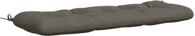 vidaXL Bankkussen VIANEN 100% Polyester Grijs 100 x 40 x 12 cm