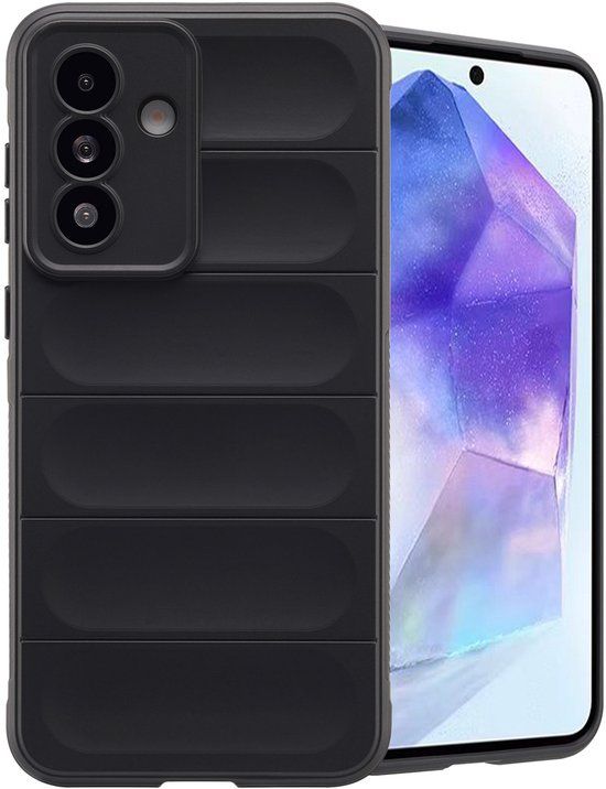 imoshion EasyGrip Backcover - Geschikt voor Samsung Galaxy A36 / A56 (5G) - Zwart