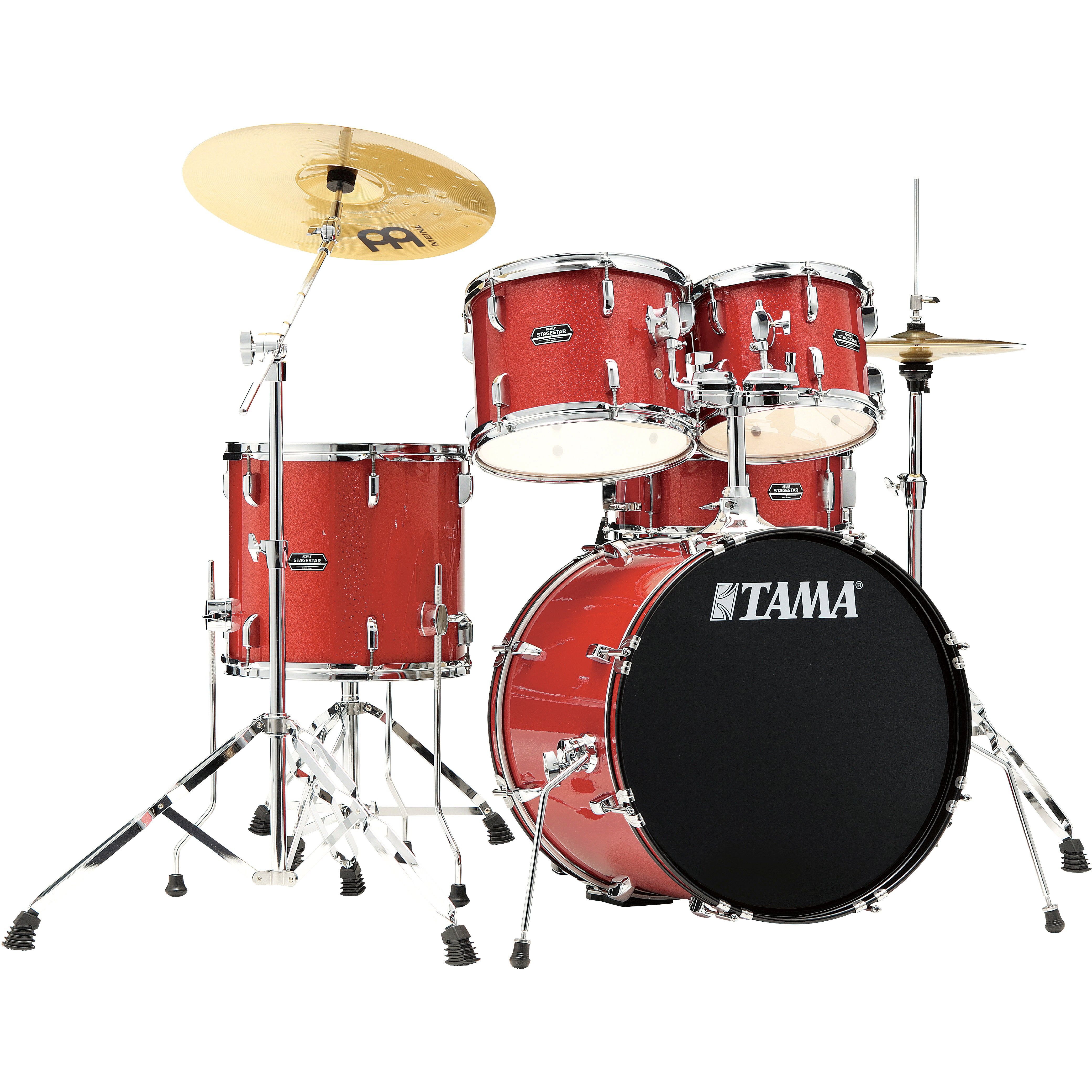 Tama Stagestar ST50H5-CDS - Candy Red Sparkle - Drumstel - incl. bekkens