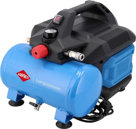 Airpress LMO 6-126 Olievrije Compressor - 8 bar - 6 l - 1 pk