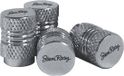 Simoni Racing Set ventielkapjes Milled - Chroom