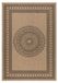 Shapl Dhaka tapis intérieur et extérieur 80x150cm jute noir