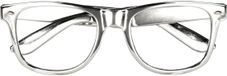 Boland Bril Party Silver Unisex Zilver