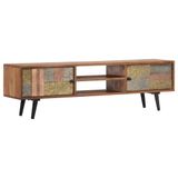 vidaXL TV meubel & entertainment center 140x30x40 cm massief acaciahout