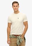 Superdry Classic Essential Pocket T-shirt Heren Bone White M