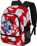 Sac à dos sans marque avec compartiment pour ordinateur portable - Rouge, Textile, 24L