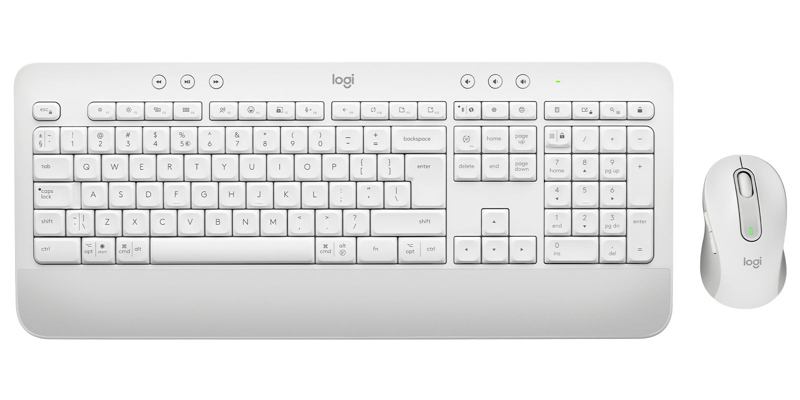 Logitech Signature MK650 Combo For Business - Draadloos toetsenbord en muis - QWERTY US International - Wit