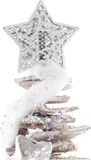 DKD Home Decor Kerstboom Natuurlijk Besneeuwd Berken (21 x 21 x 52 cm)