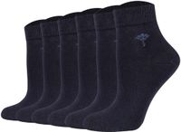 JOOP! Sokken Women Gestreept Enkelsokken 6 paar Katoen/Polyamide/Elastaan Donkerblauw 35-38