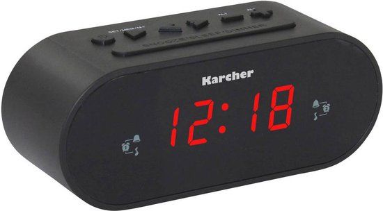 Kärcher UR 1030 Wekkerradio FM Zwart