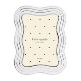 Kate Spade New York Silver South Street 5" X 7" golvend frame