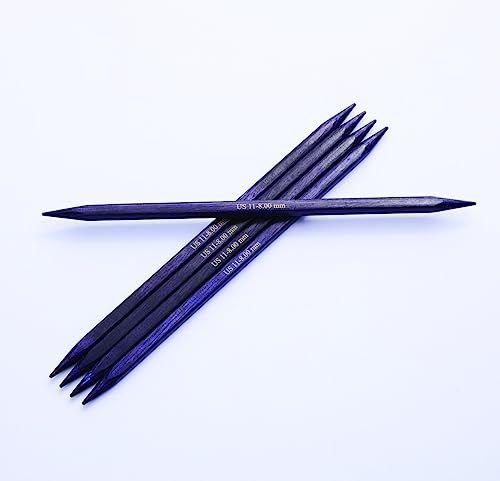 KnitPro J'Adore Cubics Double Pointed Knitting Needles - 6.00mm x 20cm (Set of 5)