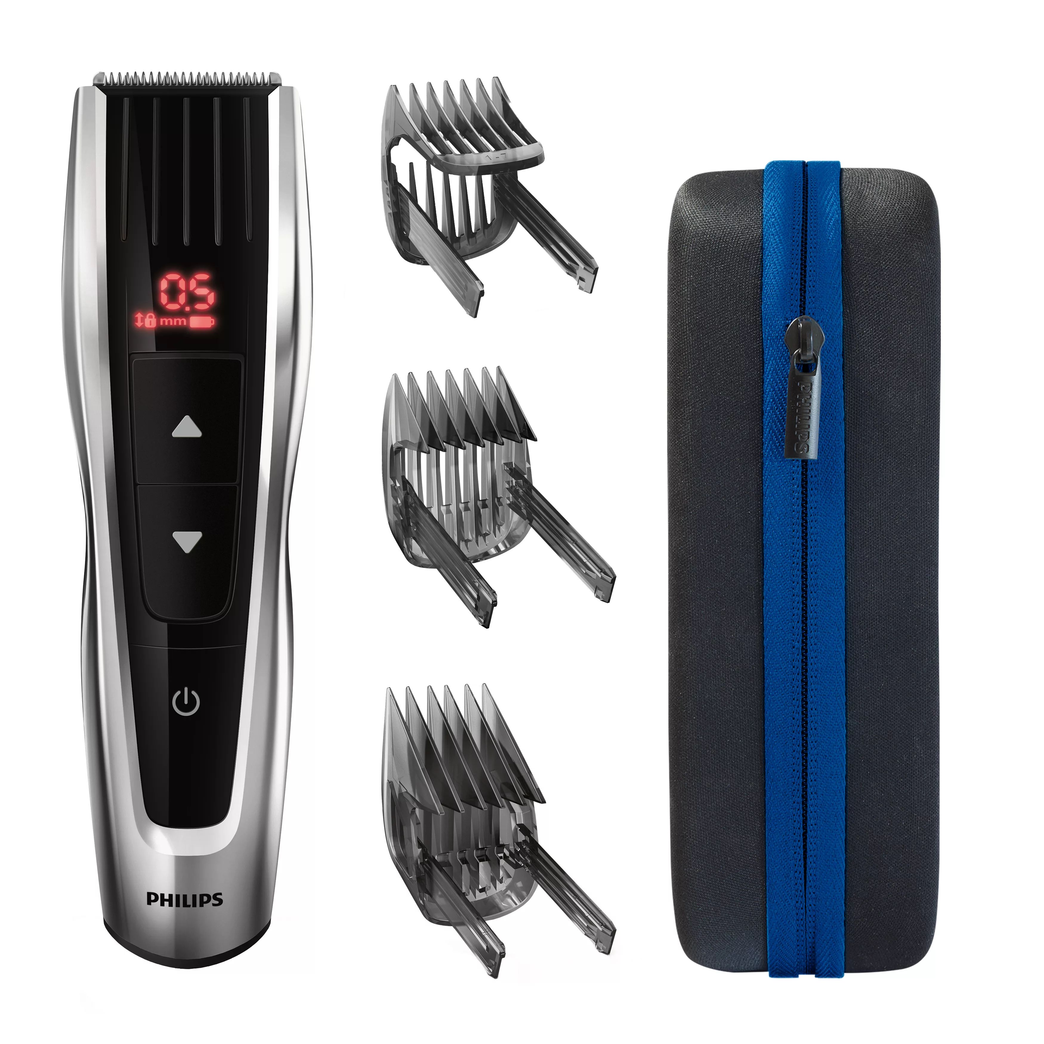 Philips Series 9000 HC9420/15 Hair Clipper - Black/Silver - 60 Length Settings