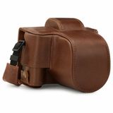 Megagear MG1884 Ever Ready Echt Lederen Camera Case Compatibel met Fujifilm X-T200 (XC15-45mm) - Bruin