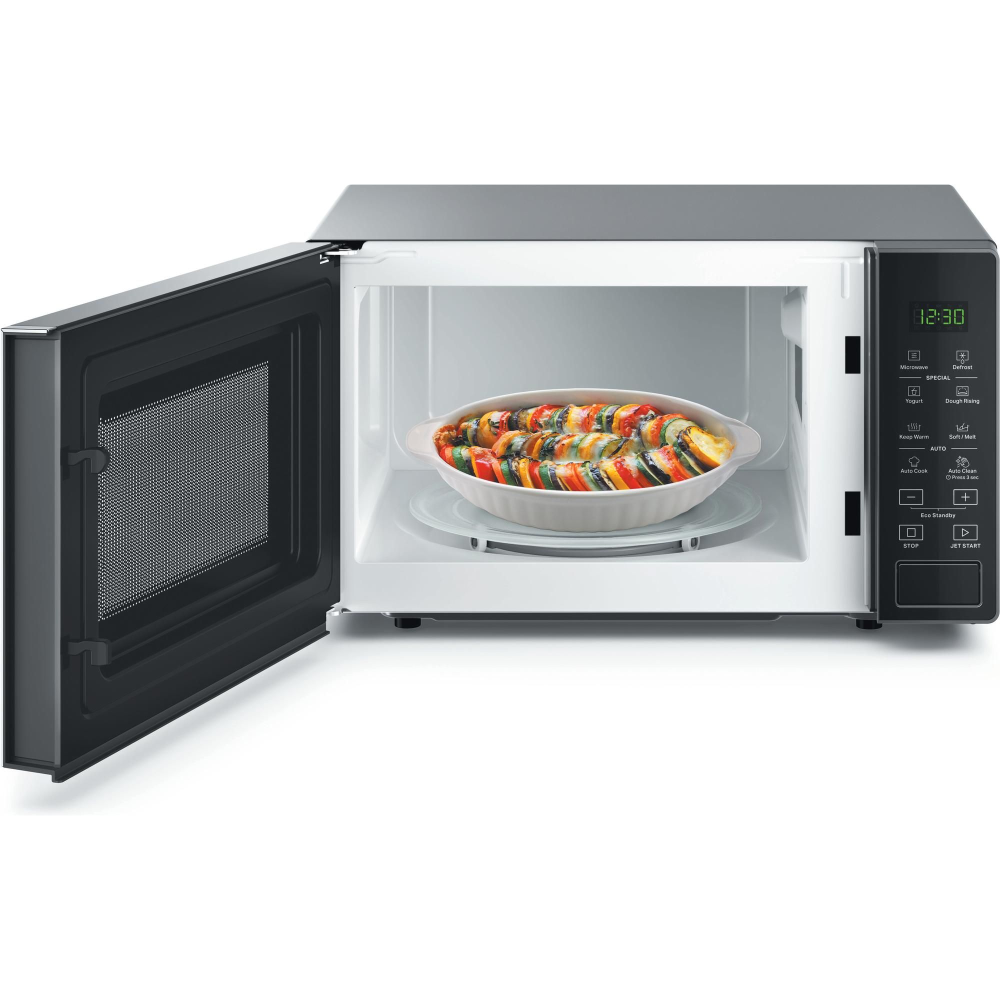 Whirlpool MWP 201 SB Solo-magnetron - 20 l - 700 W - Zwart, Zilver